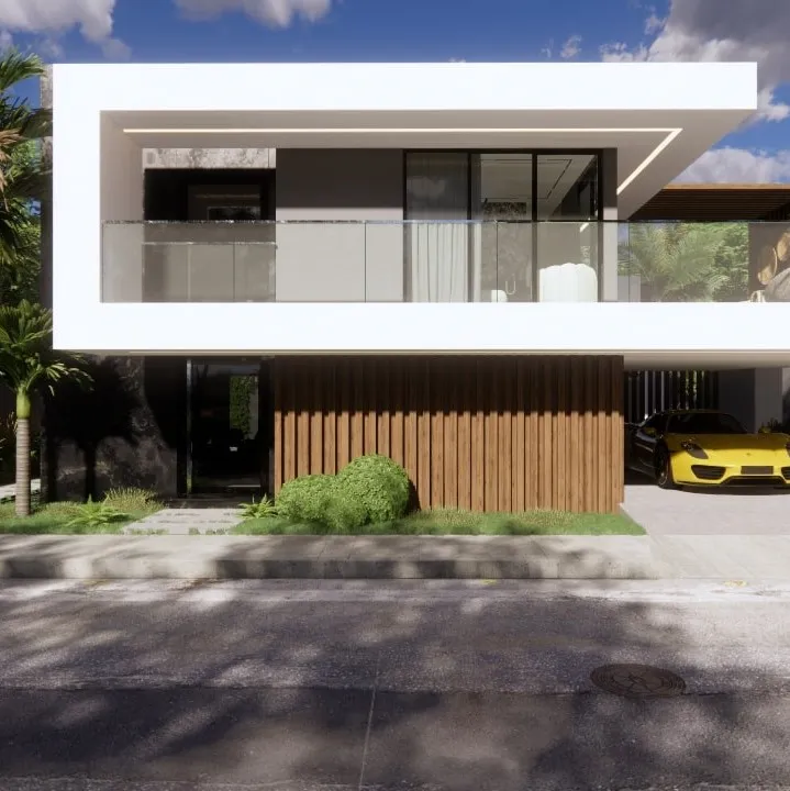 ARCHITEKTUR VISUALISIERUNGEN FOTOREALISTICHES HAUS