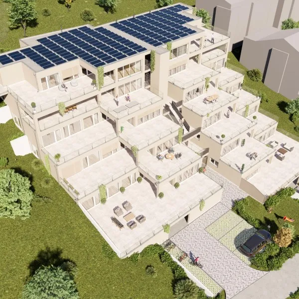 Architekturvisualisierung Mehrfamilienhaus in der Schweiz 02