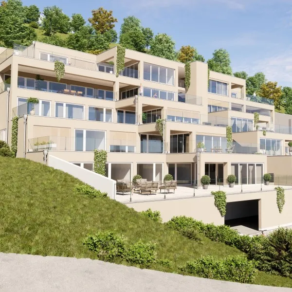 Architekturvisualisierung Mehrfamilienhaus in der Schweiz 03